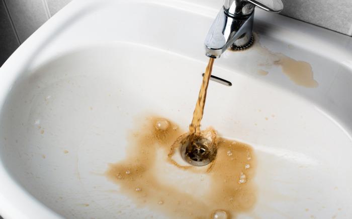 Rusty Water Flowing From Your Taps