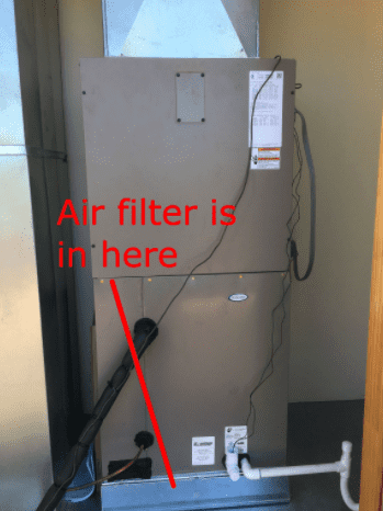 AC filter location